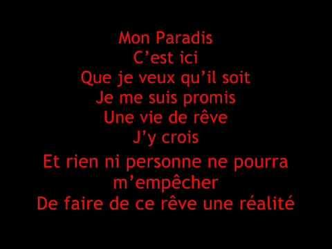 Jonatan Cerrada Mon Paradis with lyrics