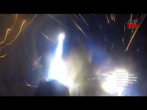 Graphic Tunnel Warfare, Turkish military using attack Dogs