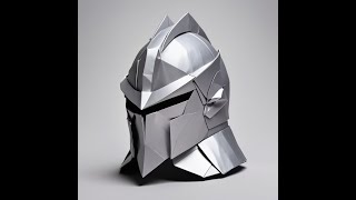 How to Make an Origami Knight Helmet - Step-by-Step Tutorial