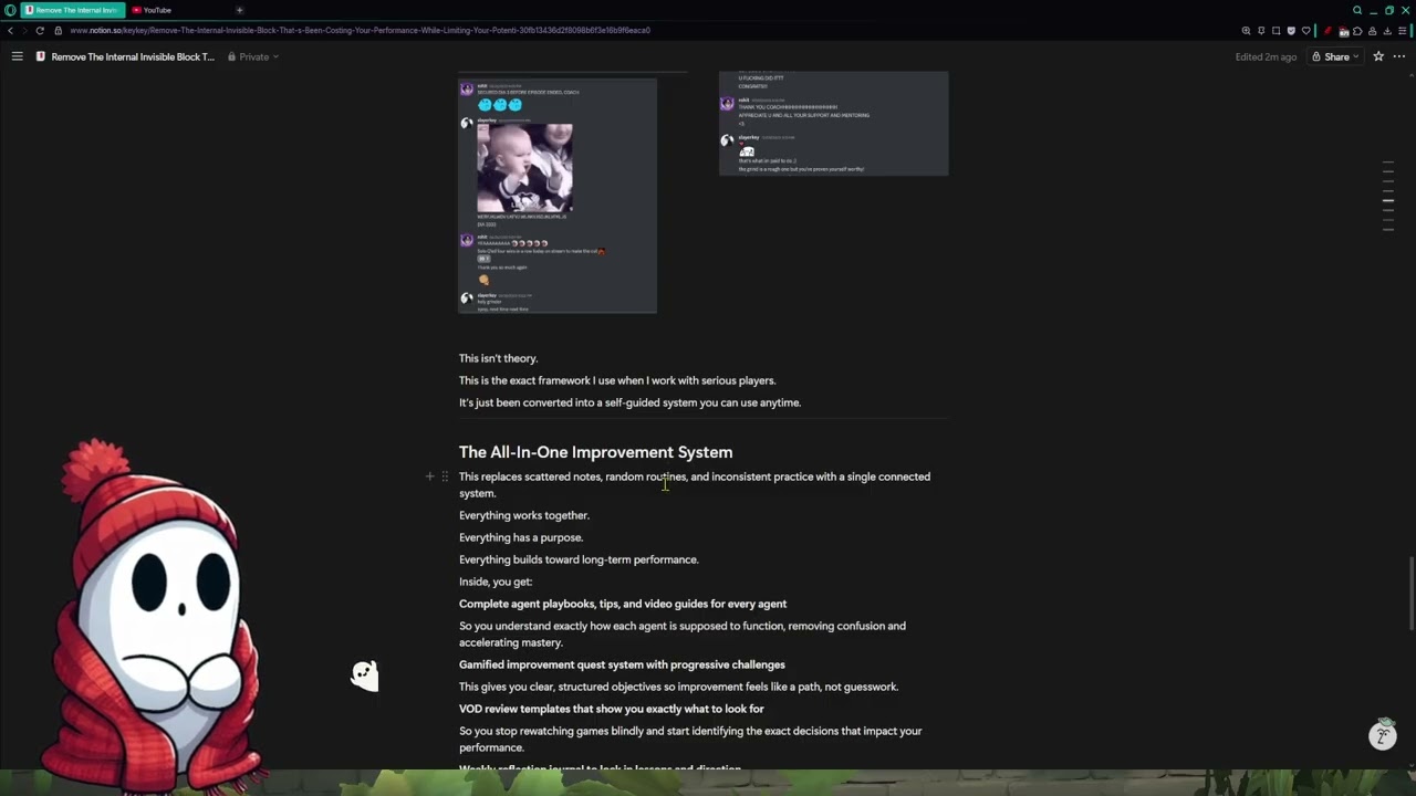 Improvement System walkthrough