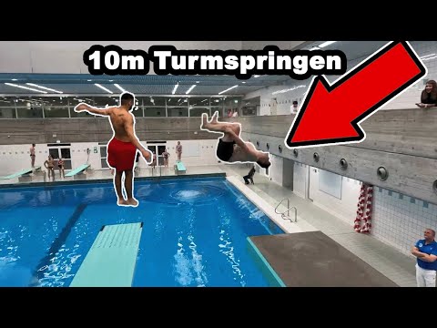 Jordan & Semih DIVING backflip from 10 meters (FULL STREAM)