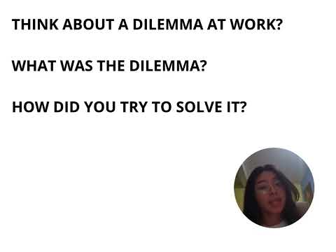 AñaThink about a dilemma at work-202006639