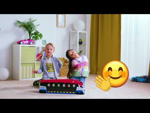 Spin Master PAW PATROL transporto priemonė Paw Patroller V2.0, 6060442 video