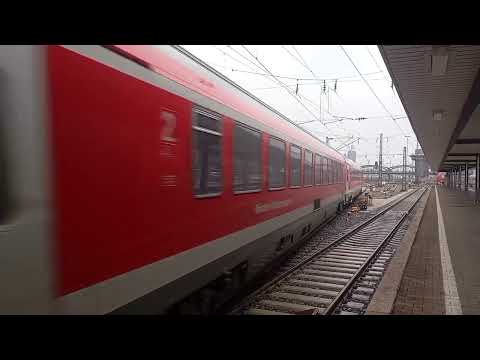 RE 1 NACH INGOLSTADT HBF ÜBER PETERSHAUSEN AUSFAHRT MÜNCHEN HBF MIT MAKRO