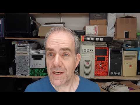 I feel like a 5 year old ! (I got a nice sticker) - Unboxing of Vintage Computers -