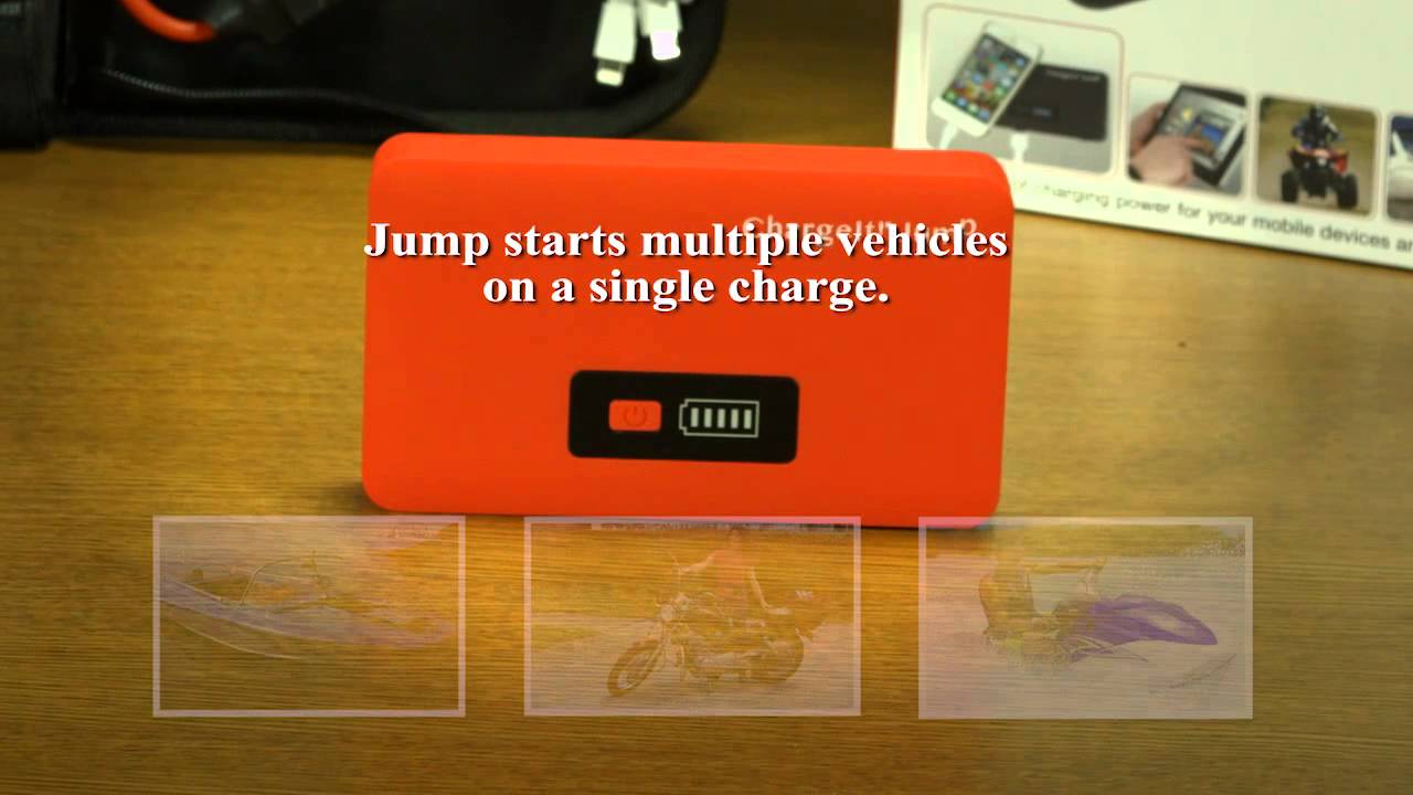 ChargeIt Jump // Portable Power Pack + Jump Starter video thumbnail