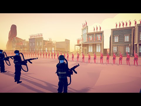 CAN 50X US POLICE DEFEND POLICE STATION FROM EVERY FACTION Tabs - Totally Accurate Battle Simulator