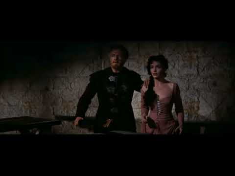 the warriors sword fight Errol Flynn vs Cristopher Lee