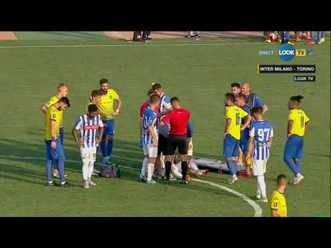 Eliminare Cioinac, min 43, Dunarea Calarasi - Poli Iasi  /  Liga 1 - Etapa 6