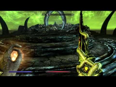 Skyrim Miraak vs Miraak Legendary fight