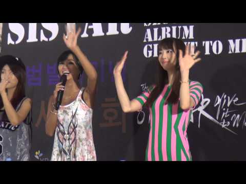 130630 SISTAR Fan Sign Event Opening