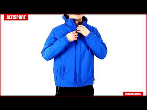 pánská zimní bunda trespass donelly electric blue