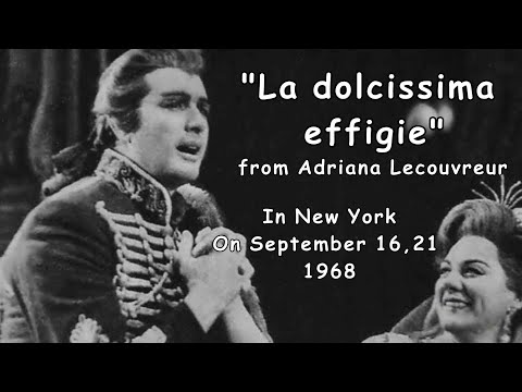 Franco Corelli "La dolcissima effige"(9/16,21/1968) from Adriana Lecouvreur by Cilea