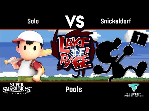 Solo (Ness) VS Snickeldorf (Game & Watch) - Pools - The Lake of Rage