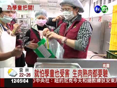 就怕學童"瘦"害 抽檢國小午餐