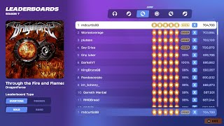 Cover art for Through the Fire and flames Fortnite Festival