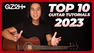 🎸 Top 10 Guitar Tutorials of 2023 - GuitarZero2Hero Countdown