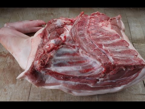 Pork Butchery,How To Bone A Shoulder Of Pork. #SRP