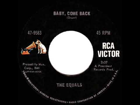 1968 HITS ARCHIVE: Baby, Come Back - Equals (#1 UK hit--mono 45)