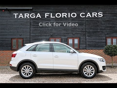 Audi Q3 1.4 TFSI SE S-Tronic finished in Glacier White with Black Interior