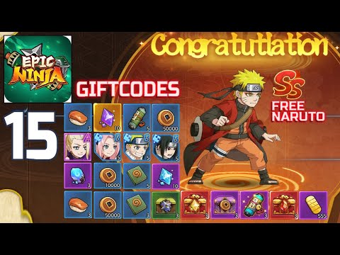 Naruto Ninja Legacy - Gameplay Walkthrough Part 15 (Android) Epic Ninja God Gift Codes