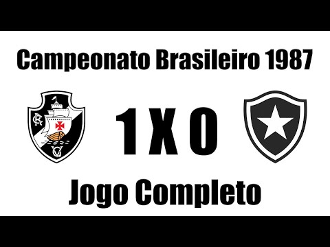 Vasco 1 x 0 Botafogo - Campeonato Brasileiro 1987 - JOGO COMPLETO