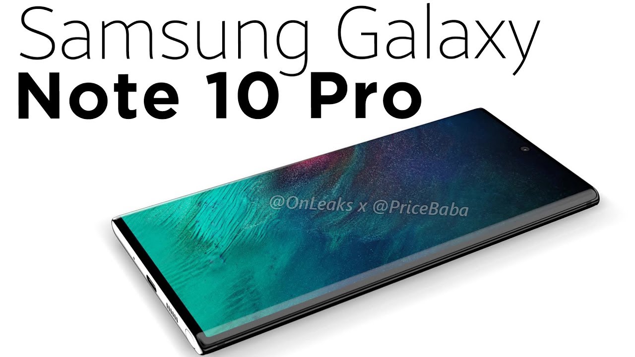 Samsung Galaxy Note 10 Pro Images Leaks