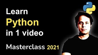 Masterclass | Python Full Course for Beginners | Learn Python in one video | Python Interview Ques |