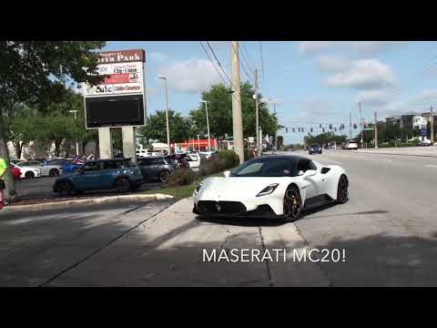 Maserati MC20 Arriving At Cars & Coffee!