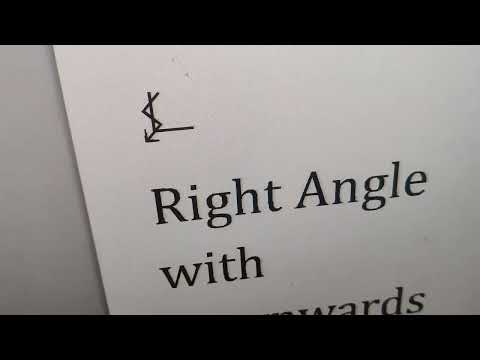 How to type Right Angle with Downwards Zigzag Arrow Symbol in Computer