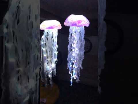 Light Up Hanging Jellyfish by Katie Jo Artsy