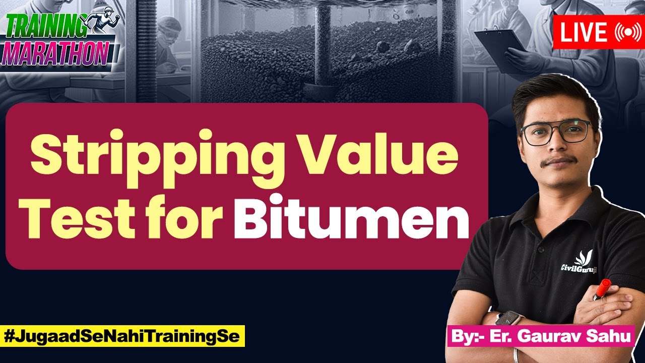 What is Stripping Value Test | How to Perform Stripping Value Test For Bitumen As Per IS Code