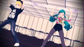 Children War! Hatsune Miku Len Kagamine[MMD]