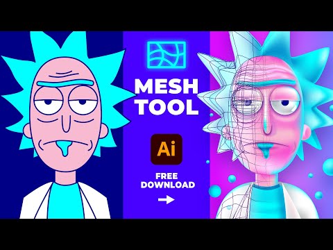 My First Illustration using Mesh Tool - Adobe Illustrator Source File Available for Download!