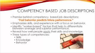 skills vs competency based job descriptions