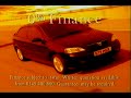 Vauxhall Astra Car TV Adverts Long And Shorter Follow Up 1999