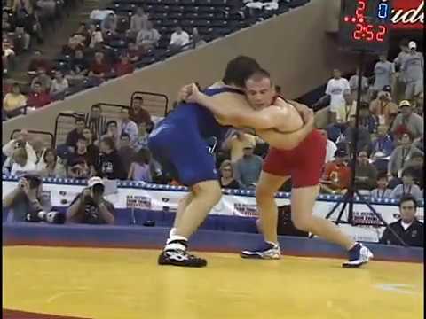 84 kg Cael Sanderson (Sunkist) vs Lee Fullhart (Gator) - 2004 Olympic Trials Finals Match 2
