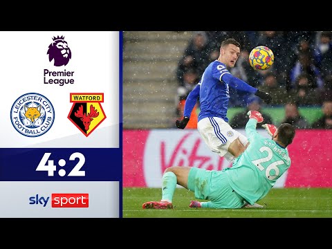Vardy mit Doppelpack | Leicester City - FC Watford 4:2 | Highlights - Premier League 2021/22