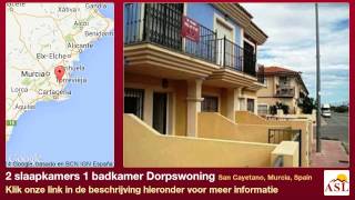 preview picture of video '2 slaapkamers 1 badkamer Dorpswoning te Koop in San Cayetano, Murcia, Spain'