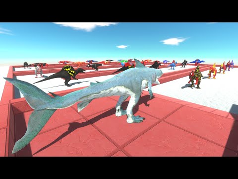 CARCHAROMONSTRUM North Pole DEATH RUN - Animal Revolt Battle Simulator