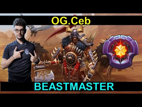OG.CEB MASTER TIER HERO!!! BEASTMASTER OFFLANE GAMEPLAY!!!