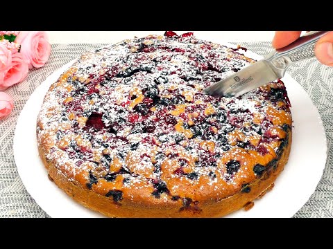 Wenn keine Zeit ist - 1 Minute rühren und fertig! Leckerer Kuchen für das Wochenende! Rezept #247
