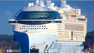 Icon of the Seas World's BIGGEST cruise ship leaving shipyard 29.11.2023 | Royal Caribbean