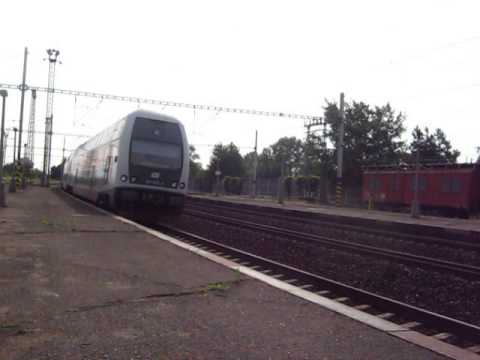 Příjezd vlaku Os 9320 - Poříčany