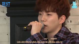 [Vietsub + Kara - 2ST] [170911] Bye Bye - Junho (Feat. CHEEZE)