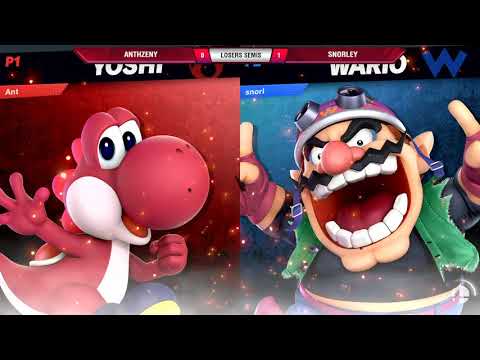VS Weekly 1/23/20 - Losers Semis - Anthzeny (Yoshi) vs Snorley (Wario) - SSBU