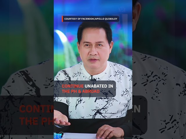 Apollo Quiboloy still in Philippines, says DOJ