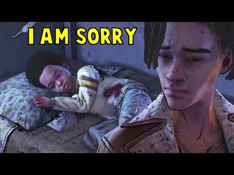 Louis Feels Guilty After AJ Got Shot by Abel -All Dialogue- Walking Dead The Final Season Episode 2