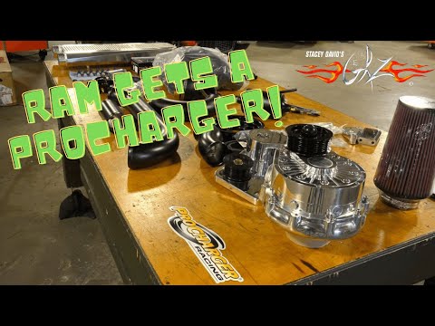 Dodge Ram 1500 5.7L Hemi ProCharger Install - Stacey David's Gearz S11 E9