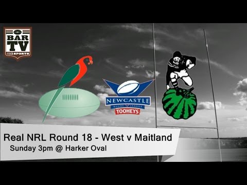 2014 Real NRL Round 18 1st Grade - Wests v Maitland